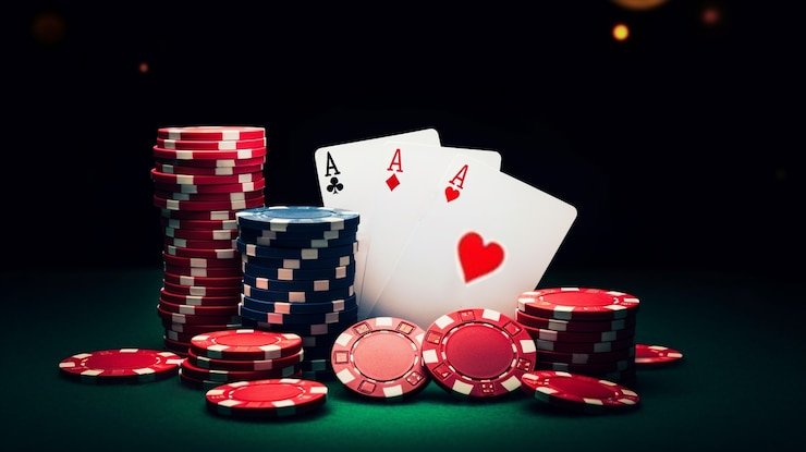 Studio live dealer childe dengan meja blackjack, roulette, dan baccarat